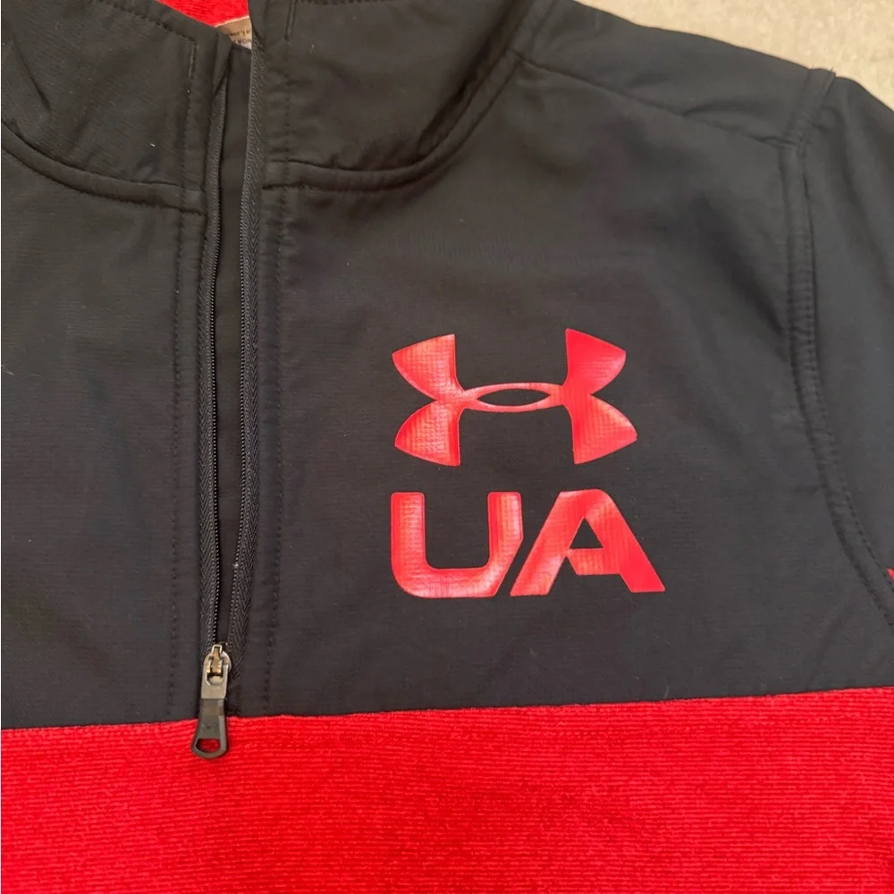 Under Armour Red ColdGear Pullover